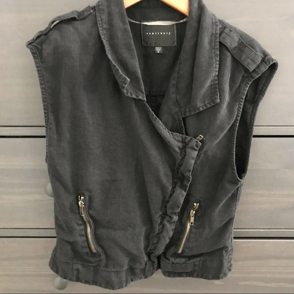 Dark Gray Sanctuary Sleeveless Top